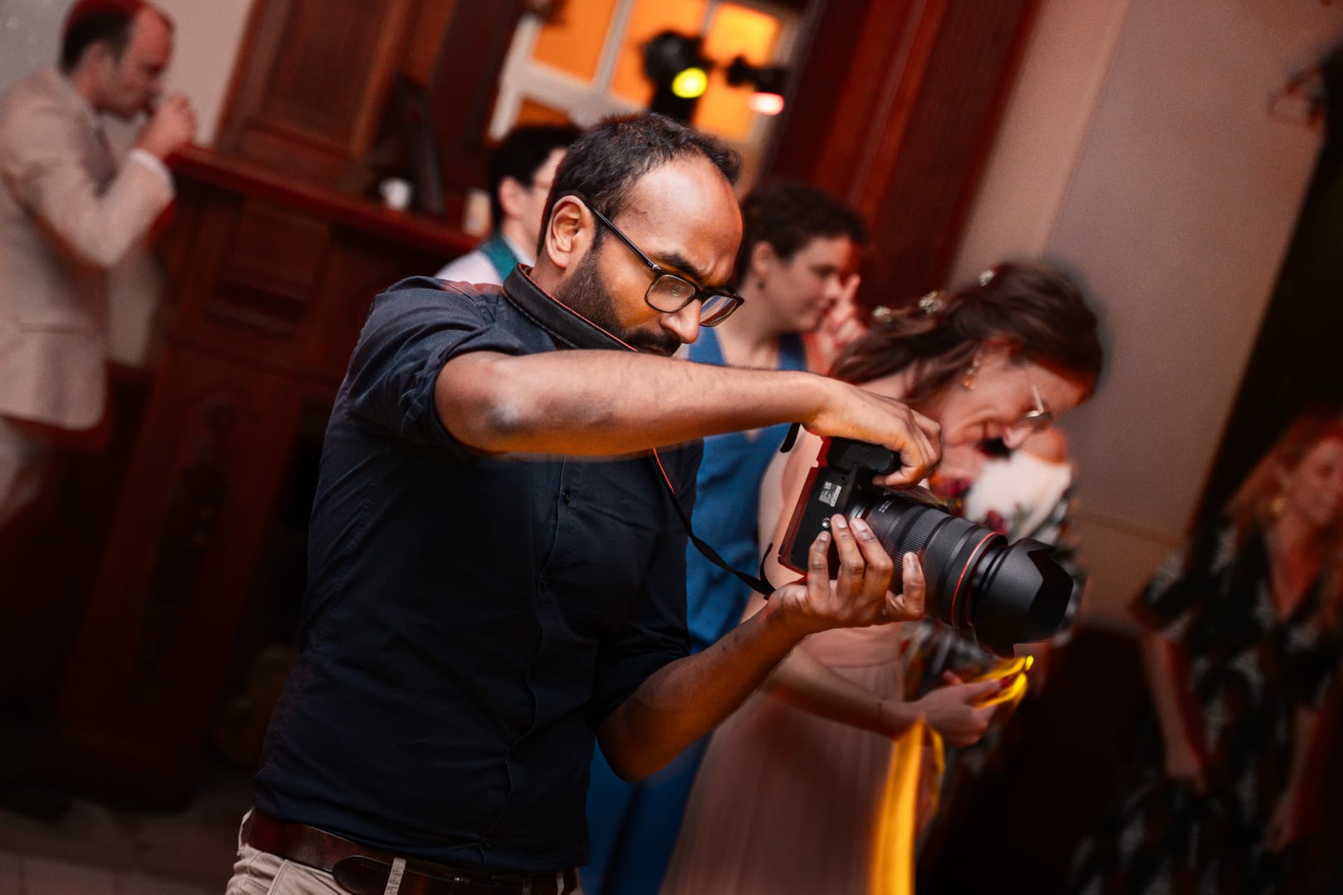 Samuel Bouchoms en shooting